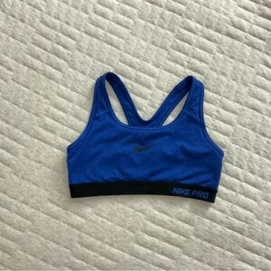Nike Pro Blue Women's Sports BraTop